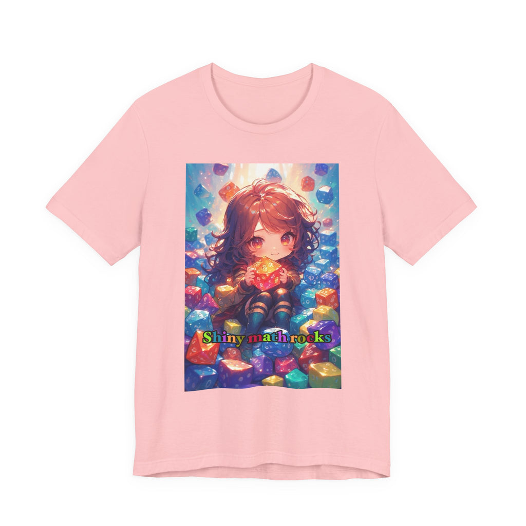 Shiny math rocks. female themed t-shirt