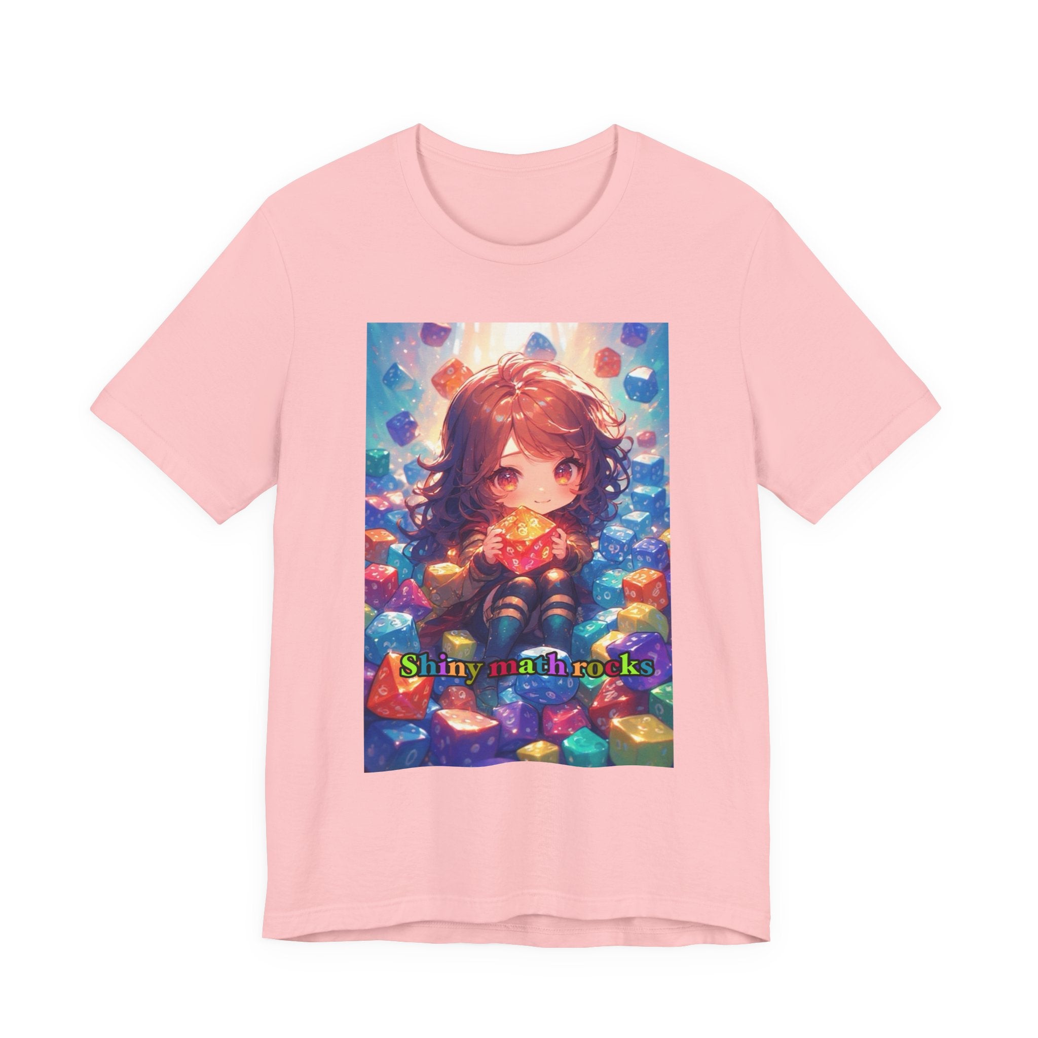 Shiny math rocks. female themed t-shirt