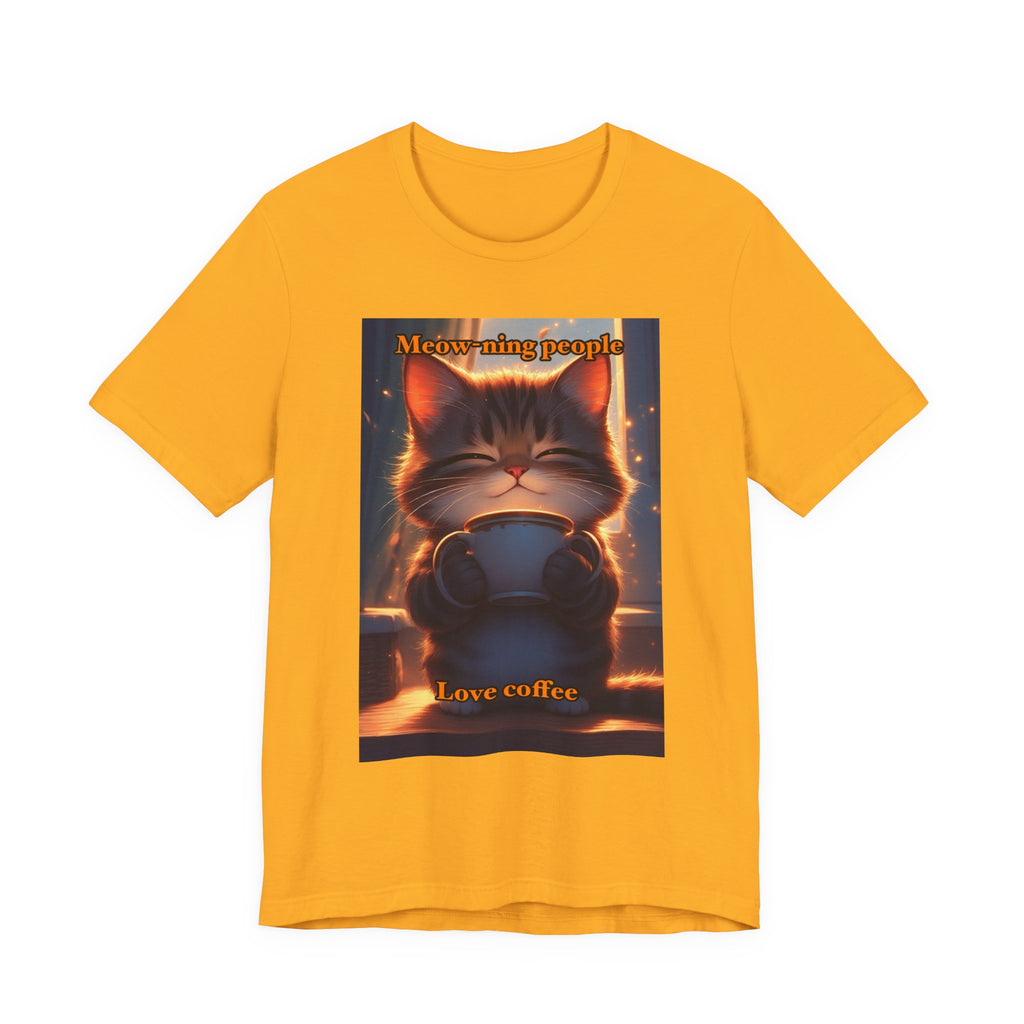 Meow-Ning people. Neutral themed t-shirt