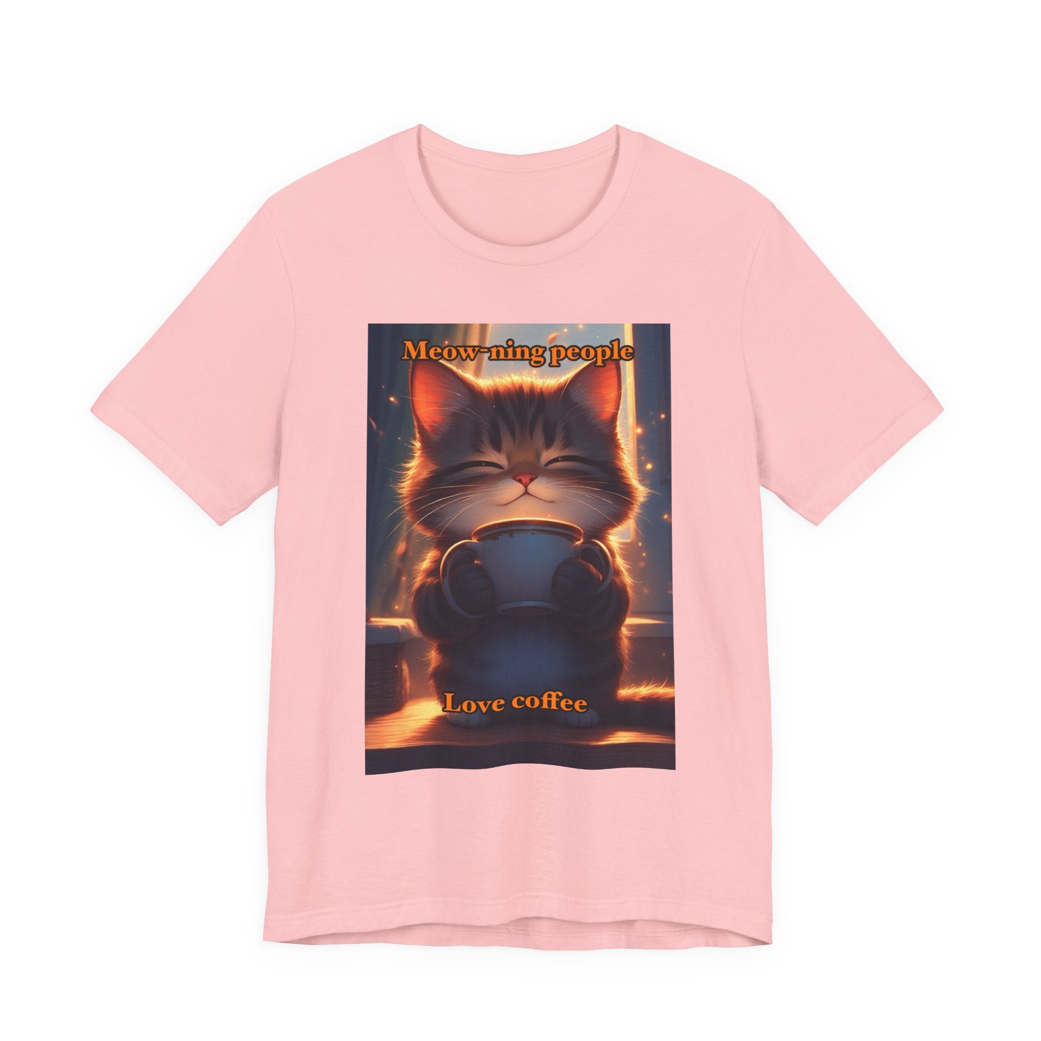 Meow-Ning people. Neutral themed t-shirt