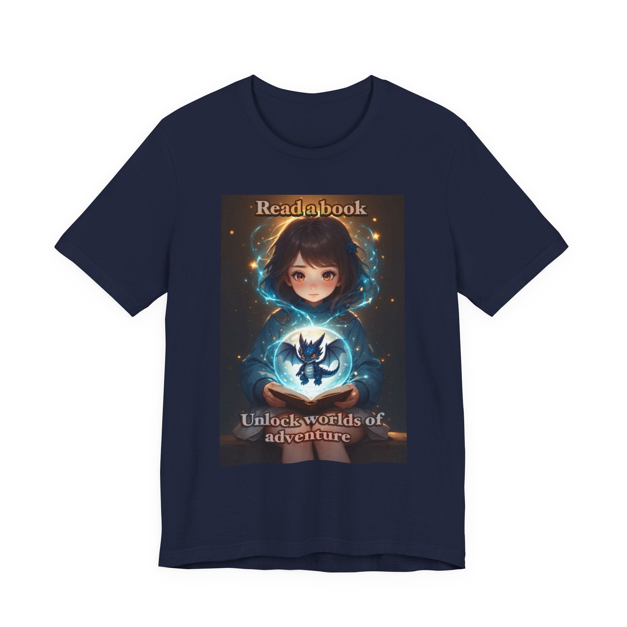 Book dragon. female themed t-shirt
