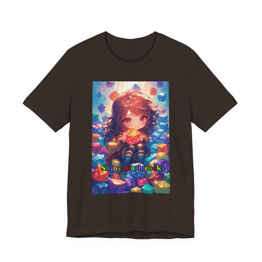 Shiny math rocks. female themed t-shirt