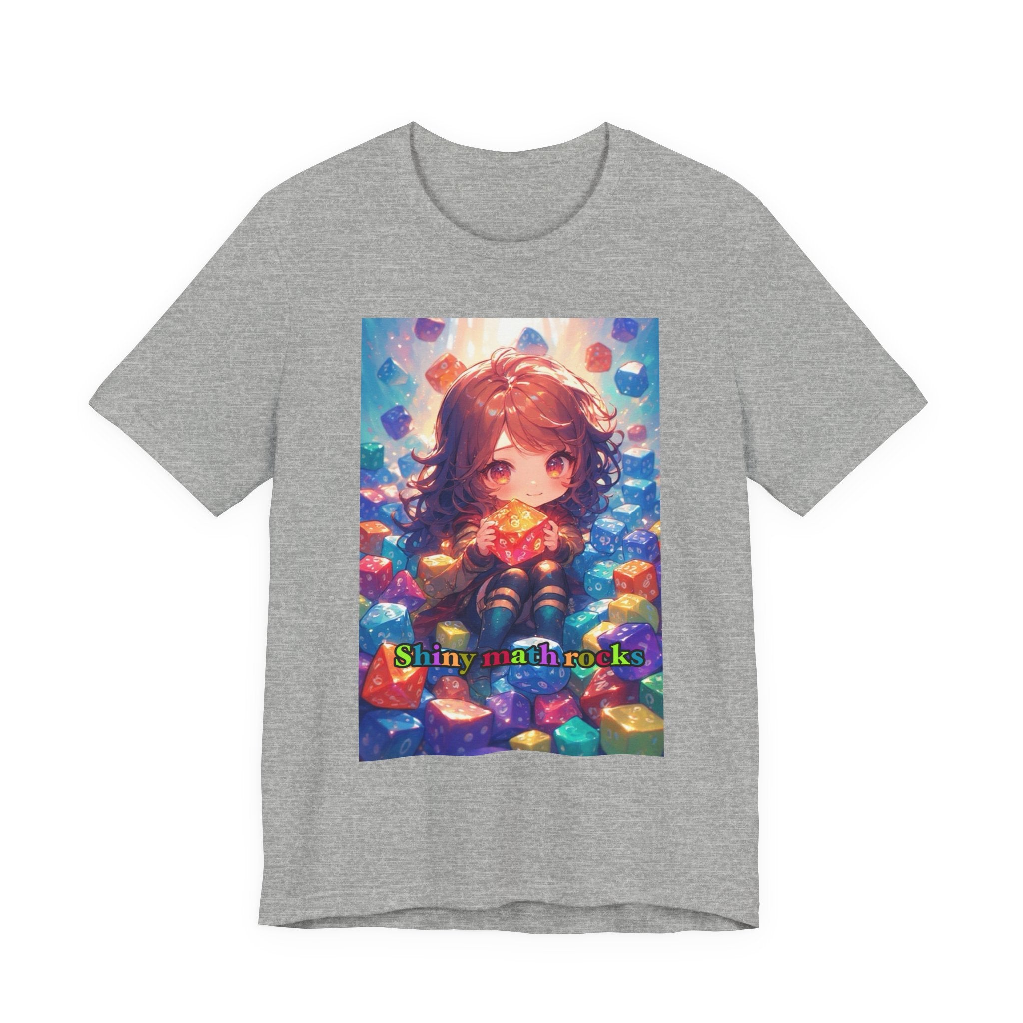 Shiny math rocks. female themed t-shirt