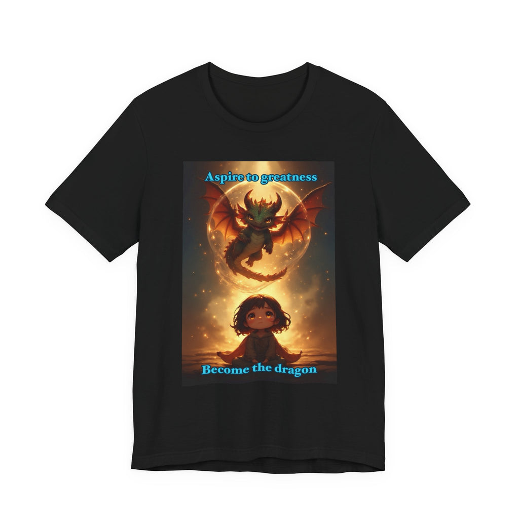 Aspire to greatness. female themed t-shirt