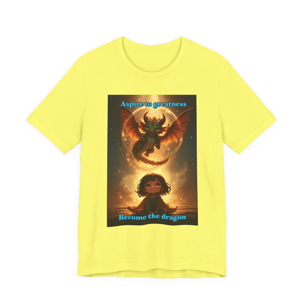 Aspire to greatness. female themed t-shirt