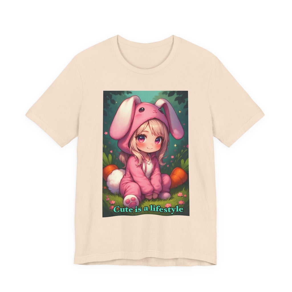 Cute is a lifestyle. female themed t-shirt
