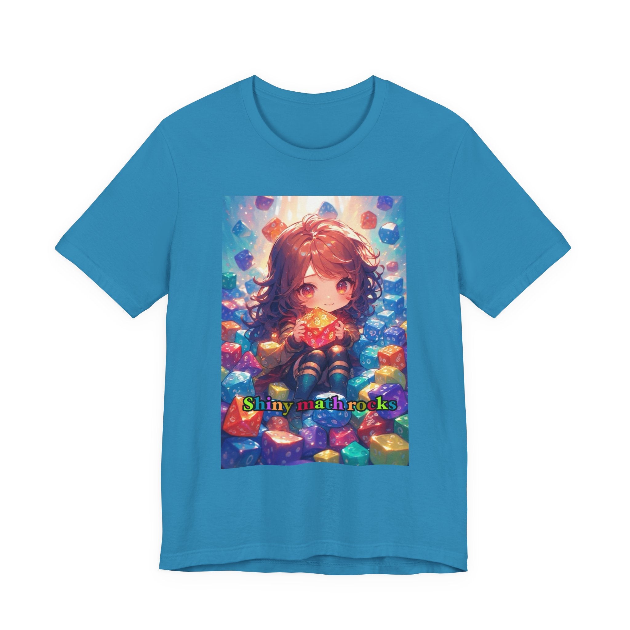 Shiny math rocks. female themed t-shirt