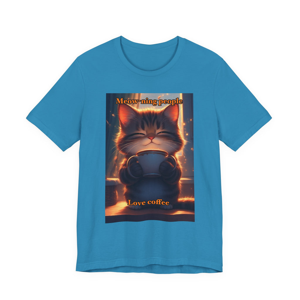 Meow-Ning people. Neutral themed t-shirt