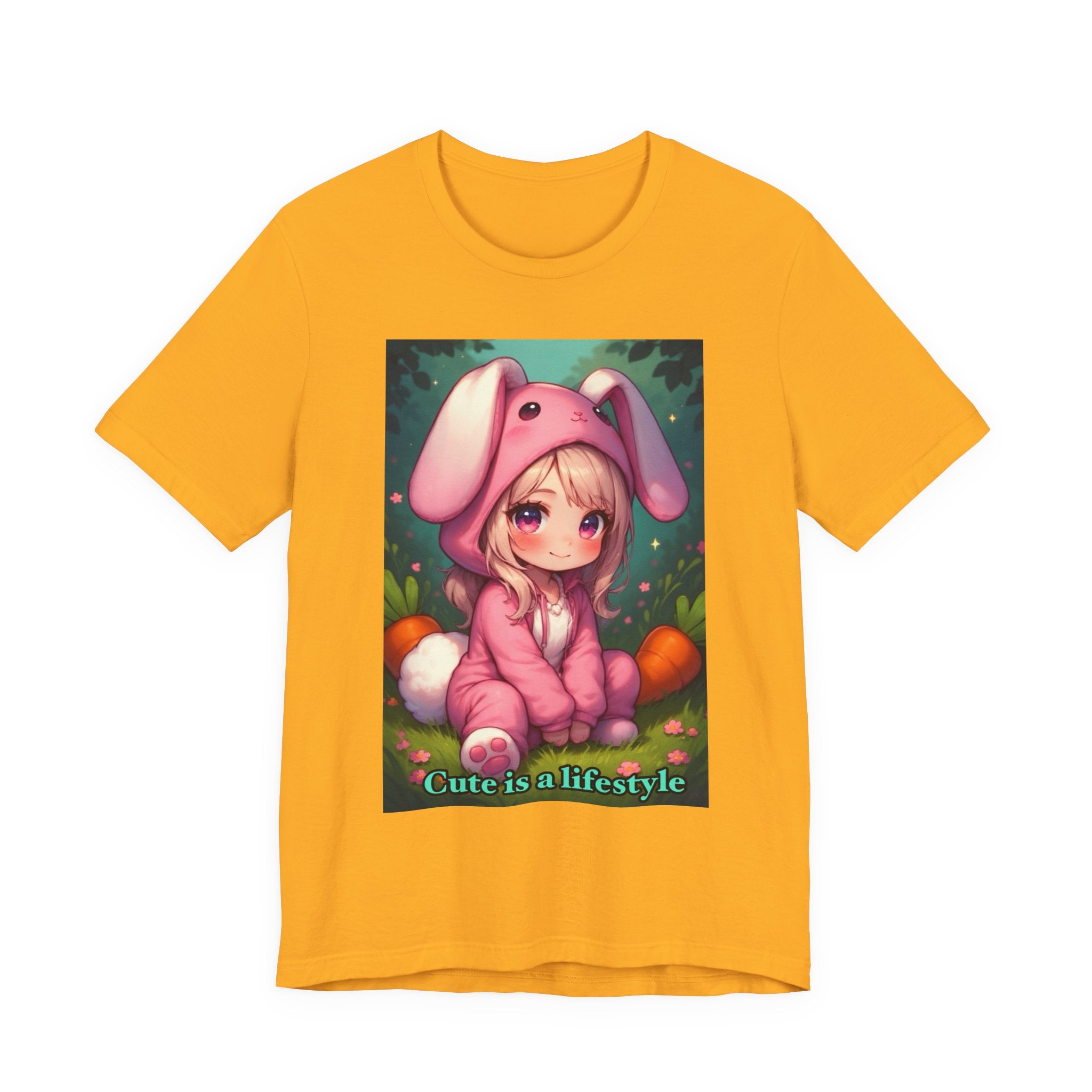Cute is a lifestyle. female themed t-shirt