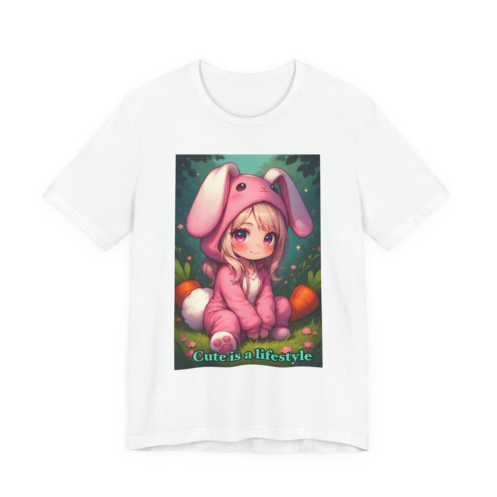 Cute is a lifestyle. female themed t-shirt