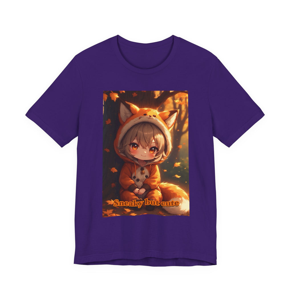 Sneaky but cute. female themed t-shirt