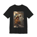 “Caffeine is life support.” Male themed t-shirt