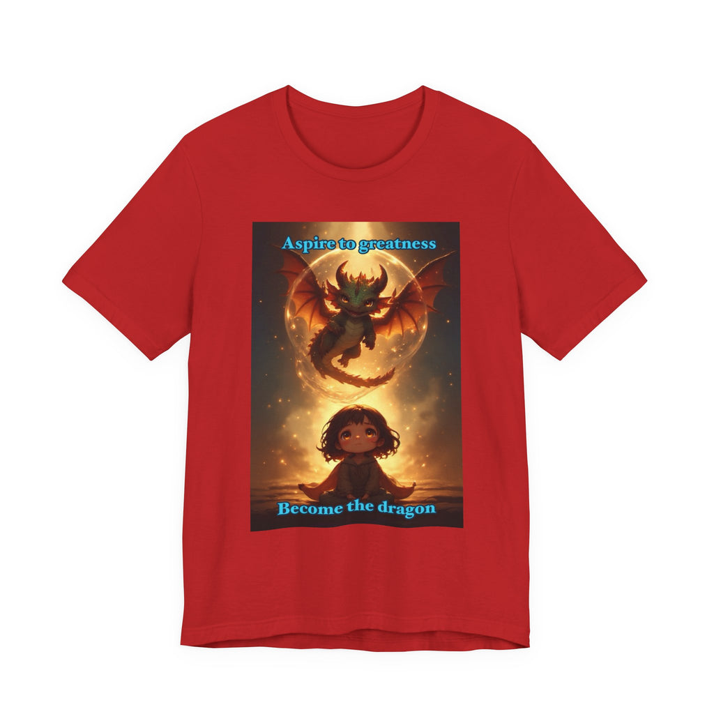 Aspire to greatness. female themed t-shirt