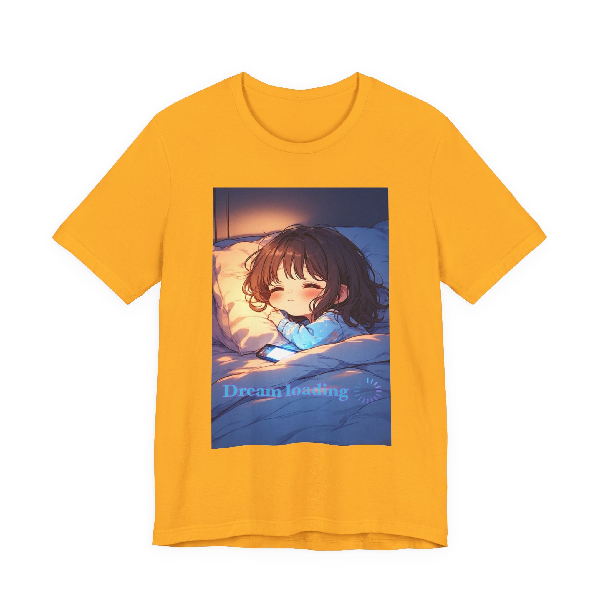 Dream loading. female themed T-shirt.