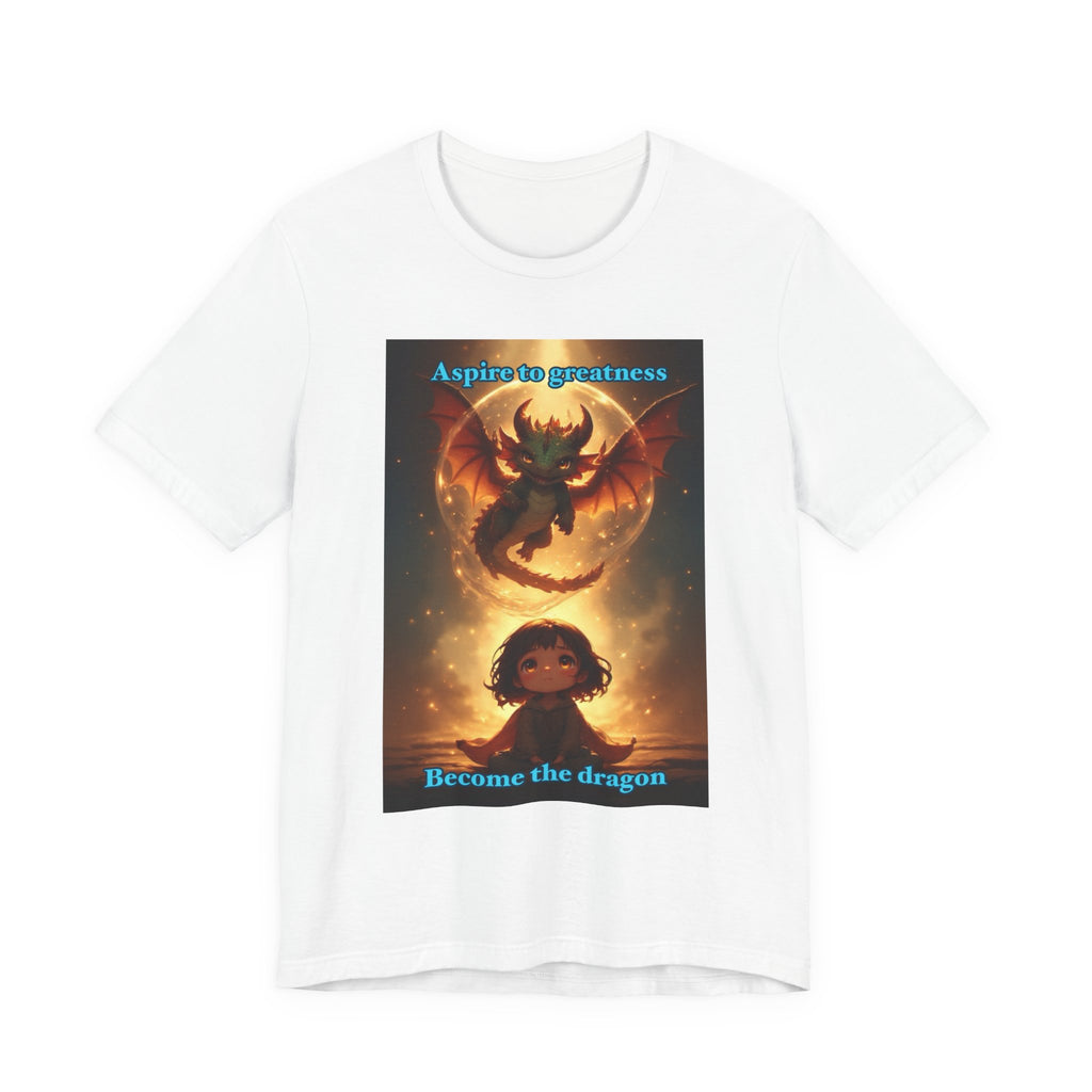 Aspire to greatness. female themed t-shirt