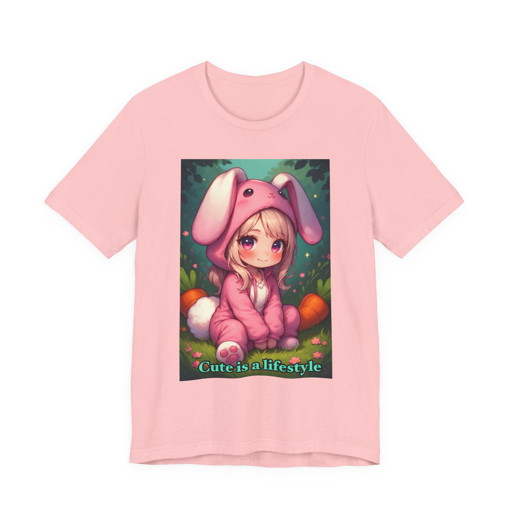 Cute is a lifestyle. female themed t-shirt