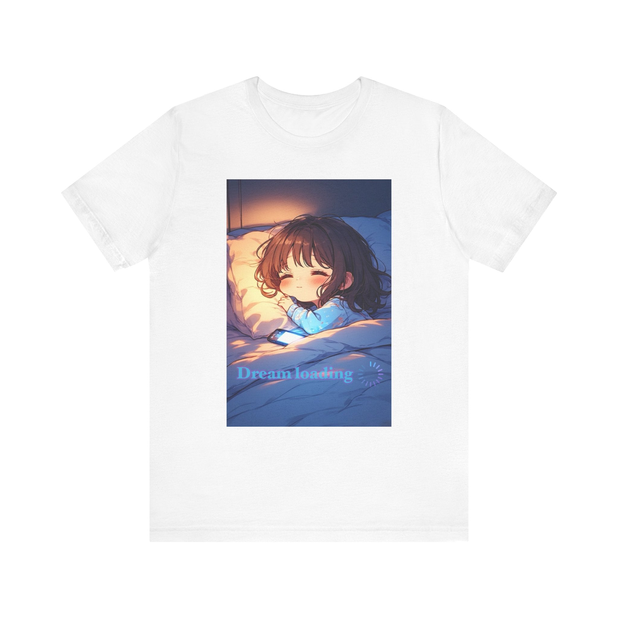 Dream loading. female themed T-shirt.