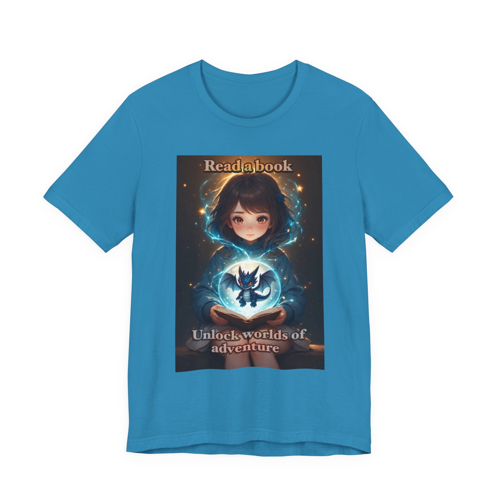Book dragon. female themed t-shirt