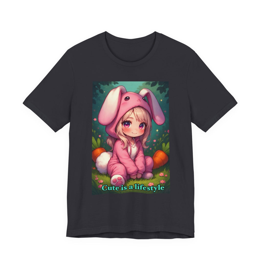 Cute is a lifestyle. female themed t-shirt