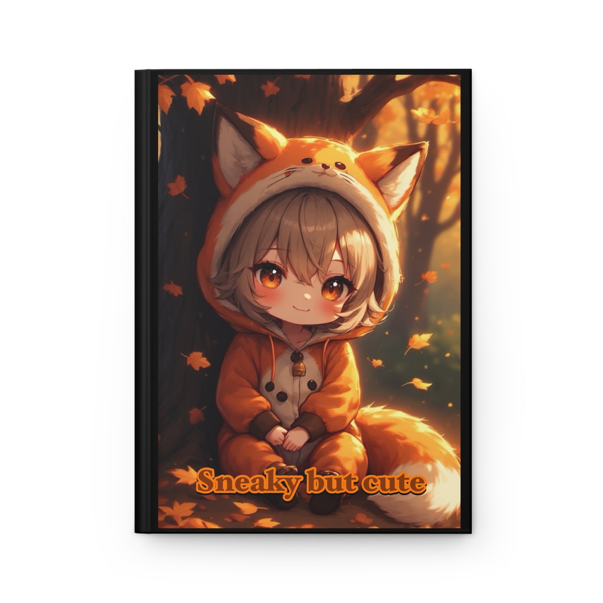 Cute Fox Journal — "Sneaky but cute" Hardcover Notebook for Kids & Anime Fans