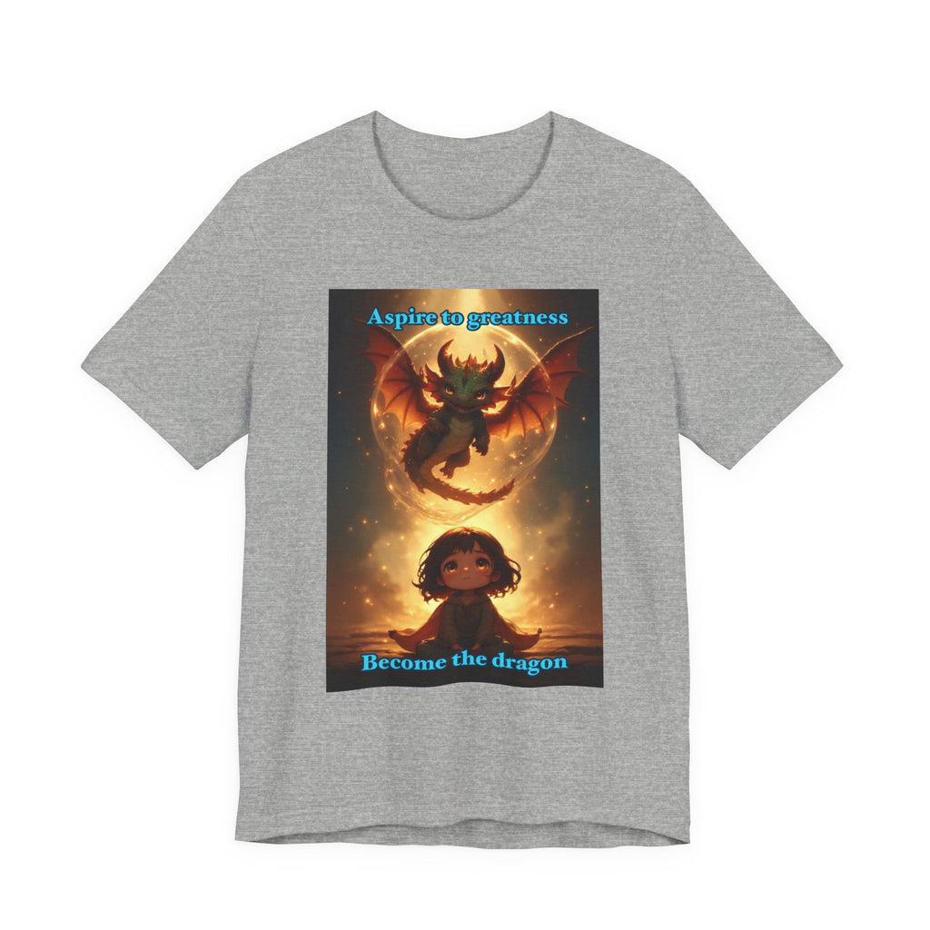 Aspire to greatness. female themed t-shirt