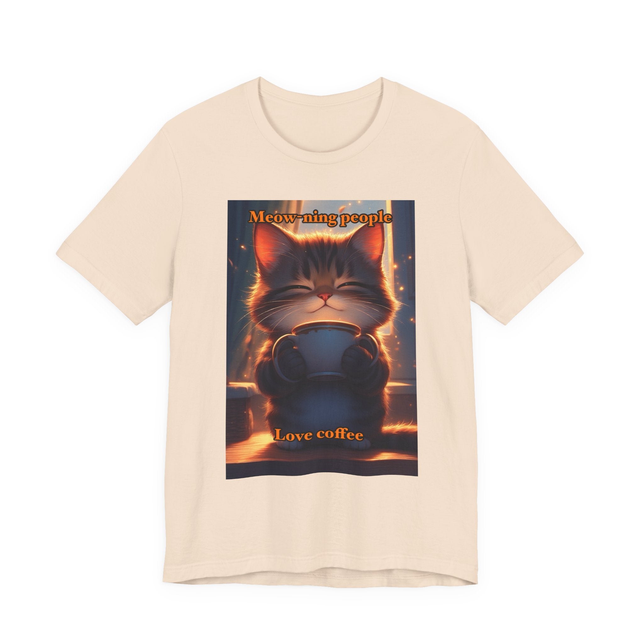 Meow-Ning people. Neutral themed t-shirt