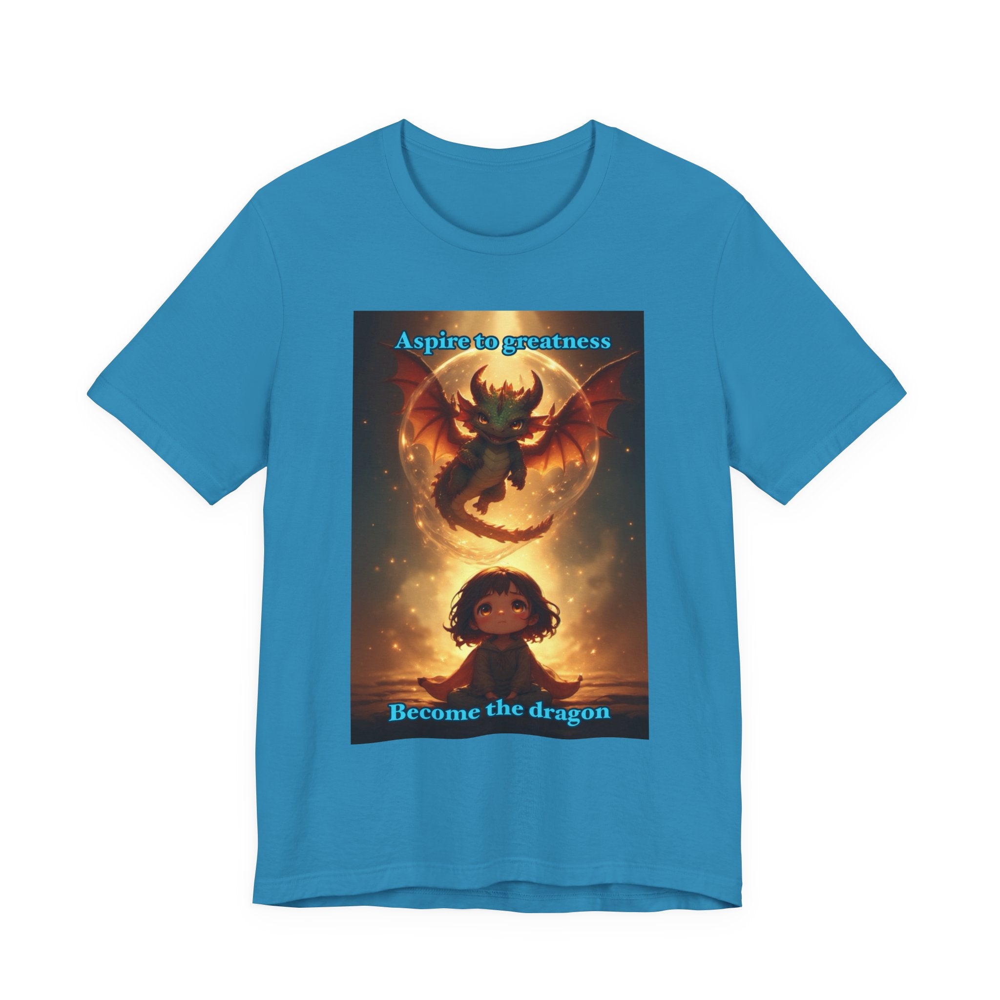Aspire to greatness. female themed t-shirt