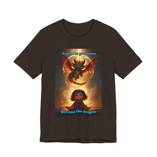 Aspire to greatness. female themed t-shirt