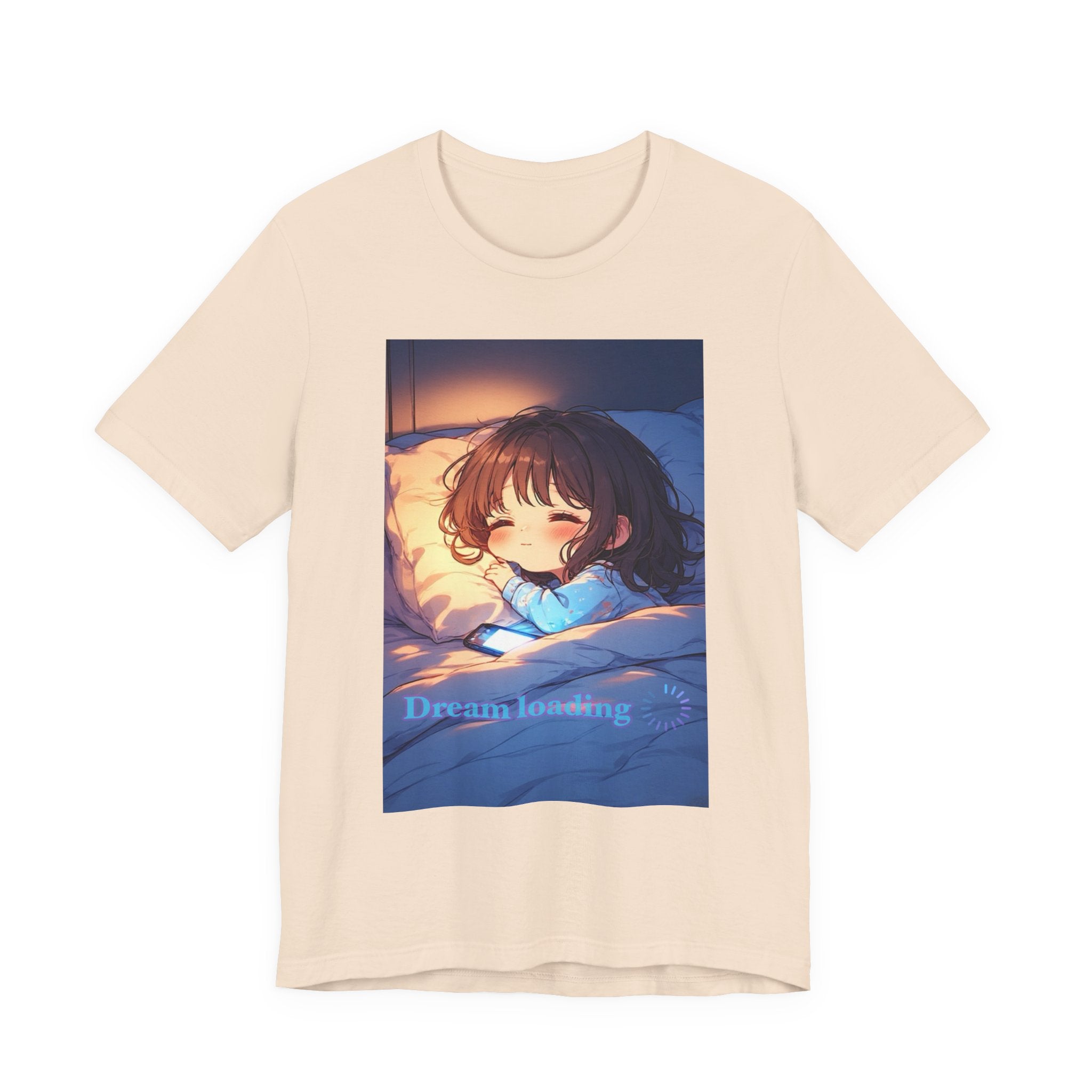 Dream loading. female themed T-shirt.