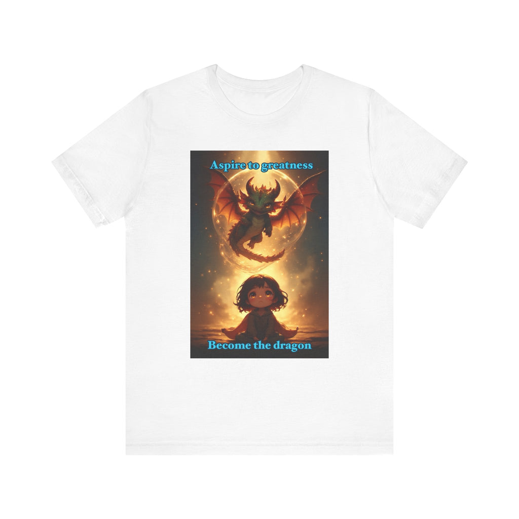 Aspire to greatness. female themed t-shirt