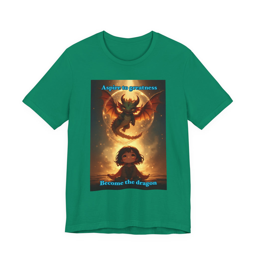 Aspire to greatness. female themed t-shirt