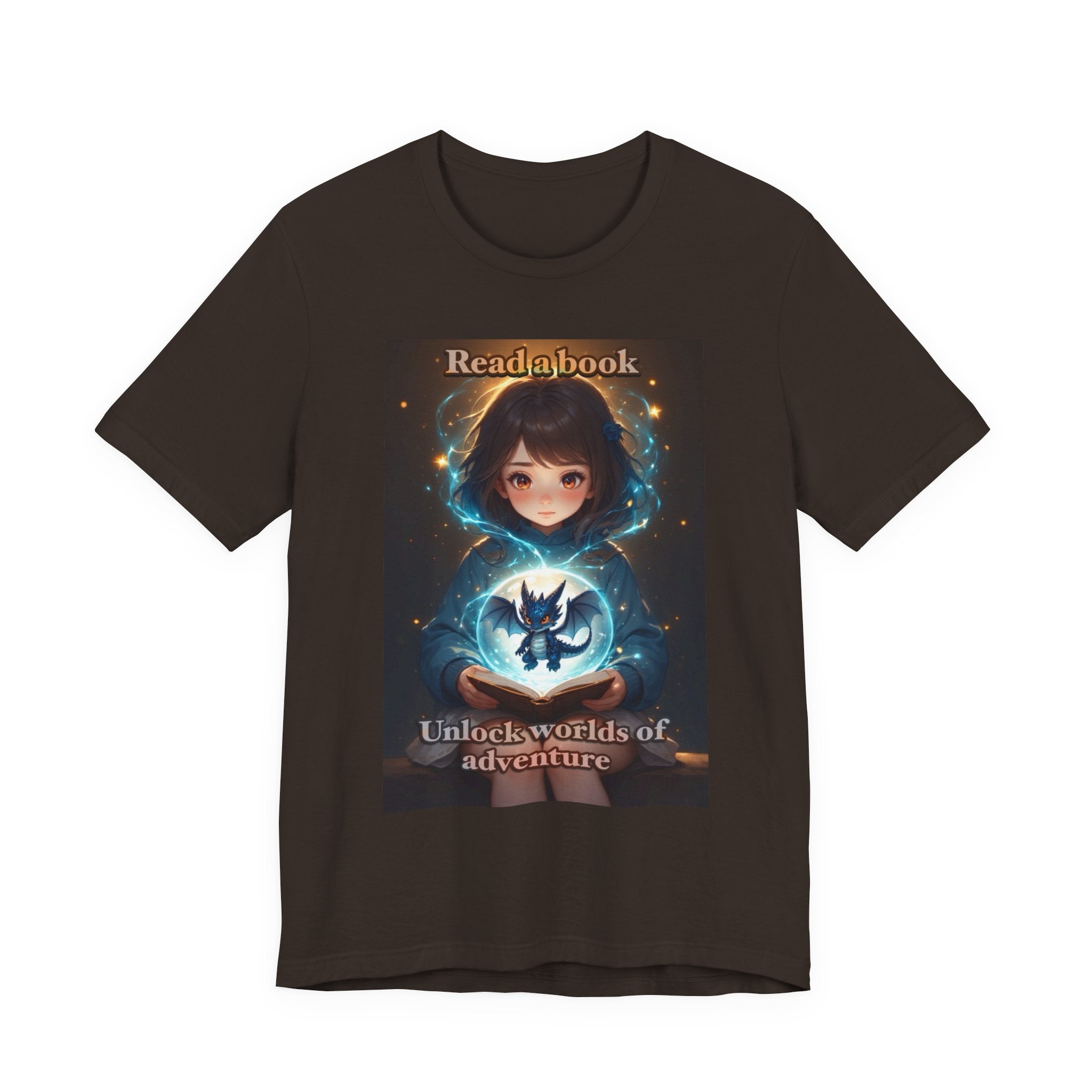 Book dragon. female themed t-shirt