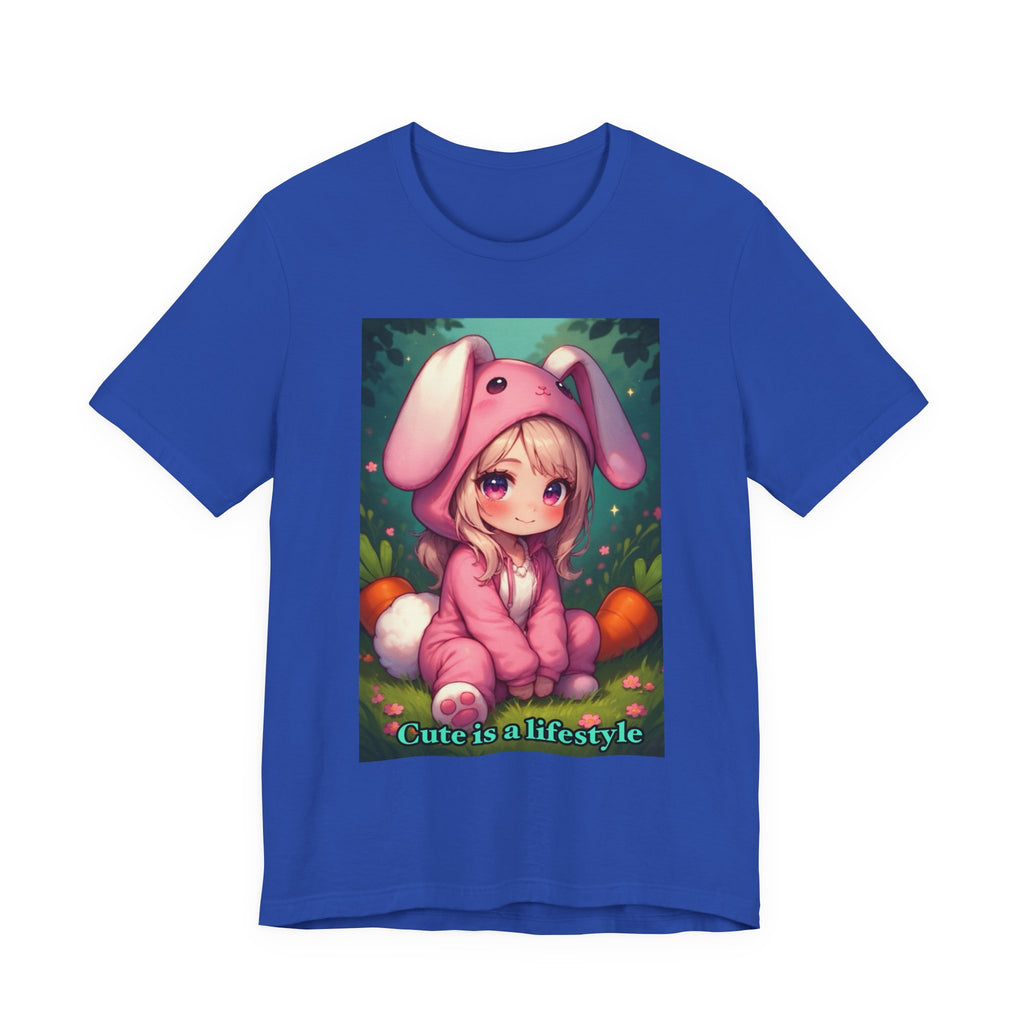 Cute is a lifestyle. female themed t-shirt