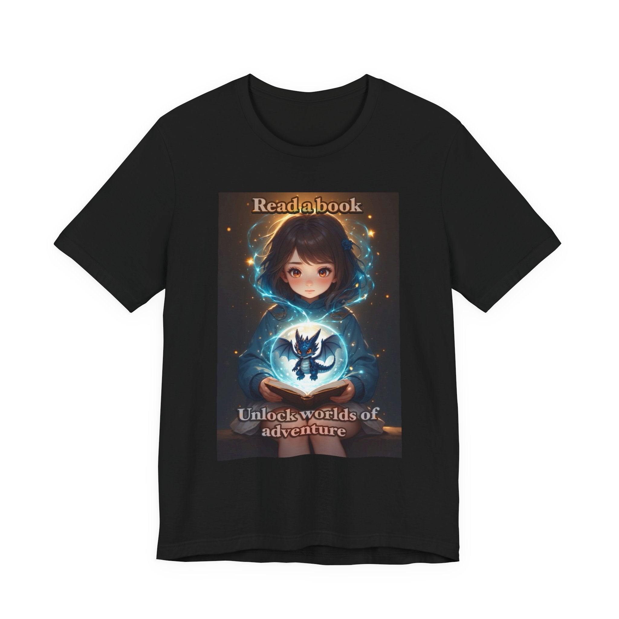 Book dragon. female themed t-shirt