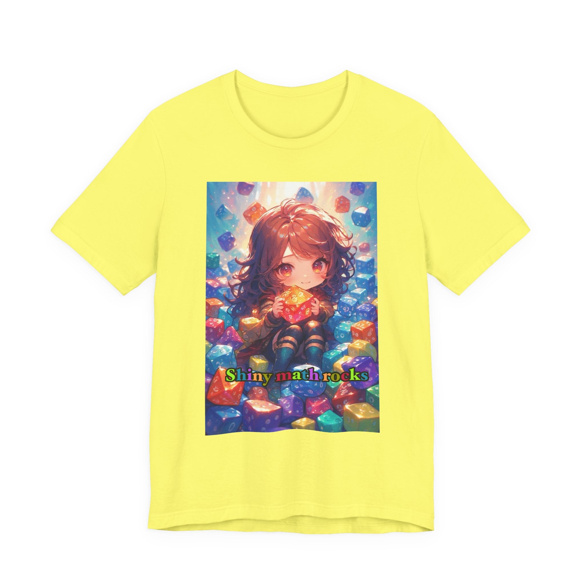 Shiny math rocks. female themed t-shirt