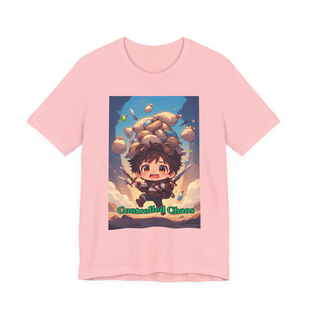 Controlled chaos. Male themed t-shirt