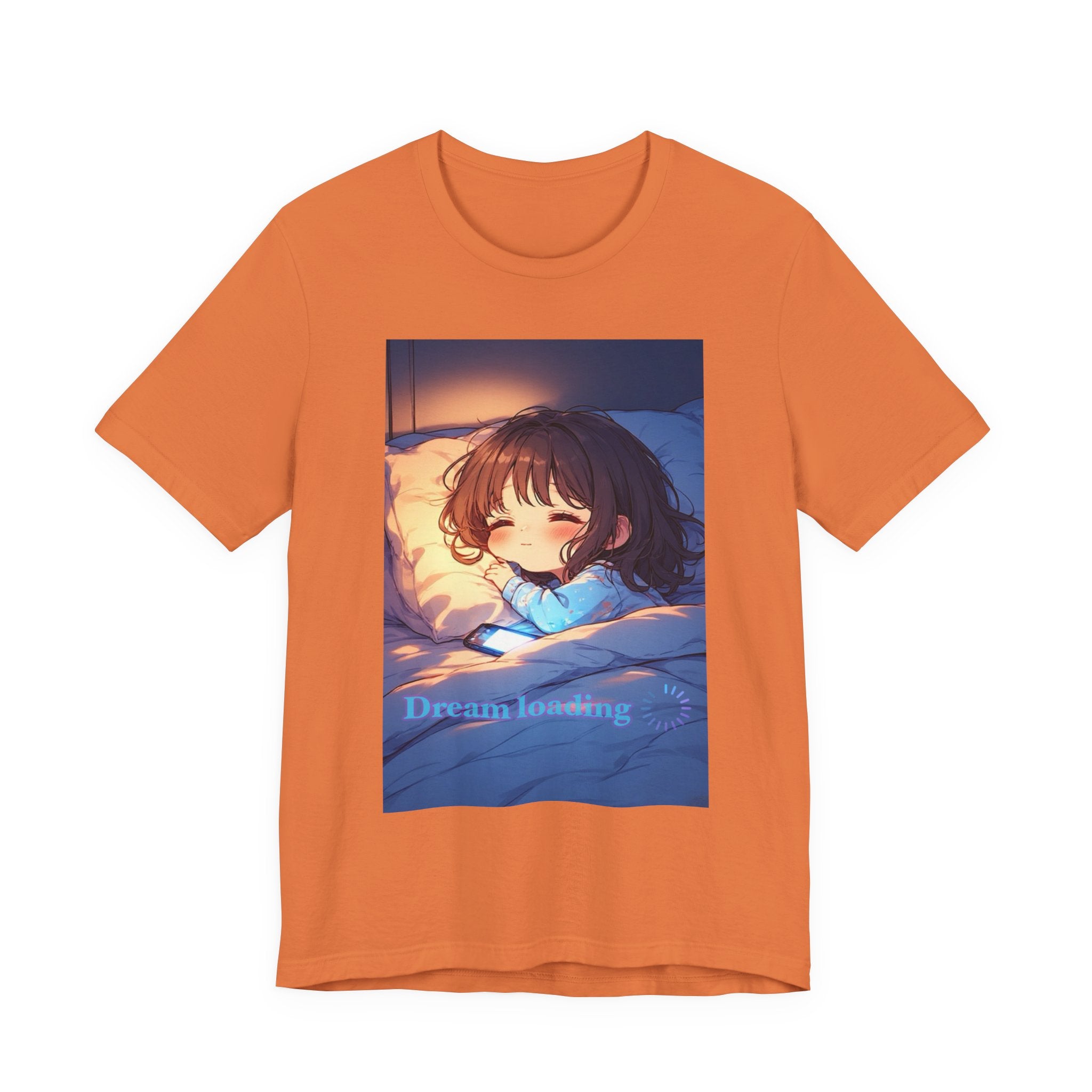 Dream loading. female themed T-shirt.