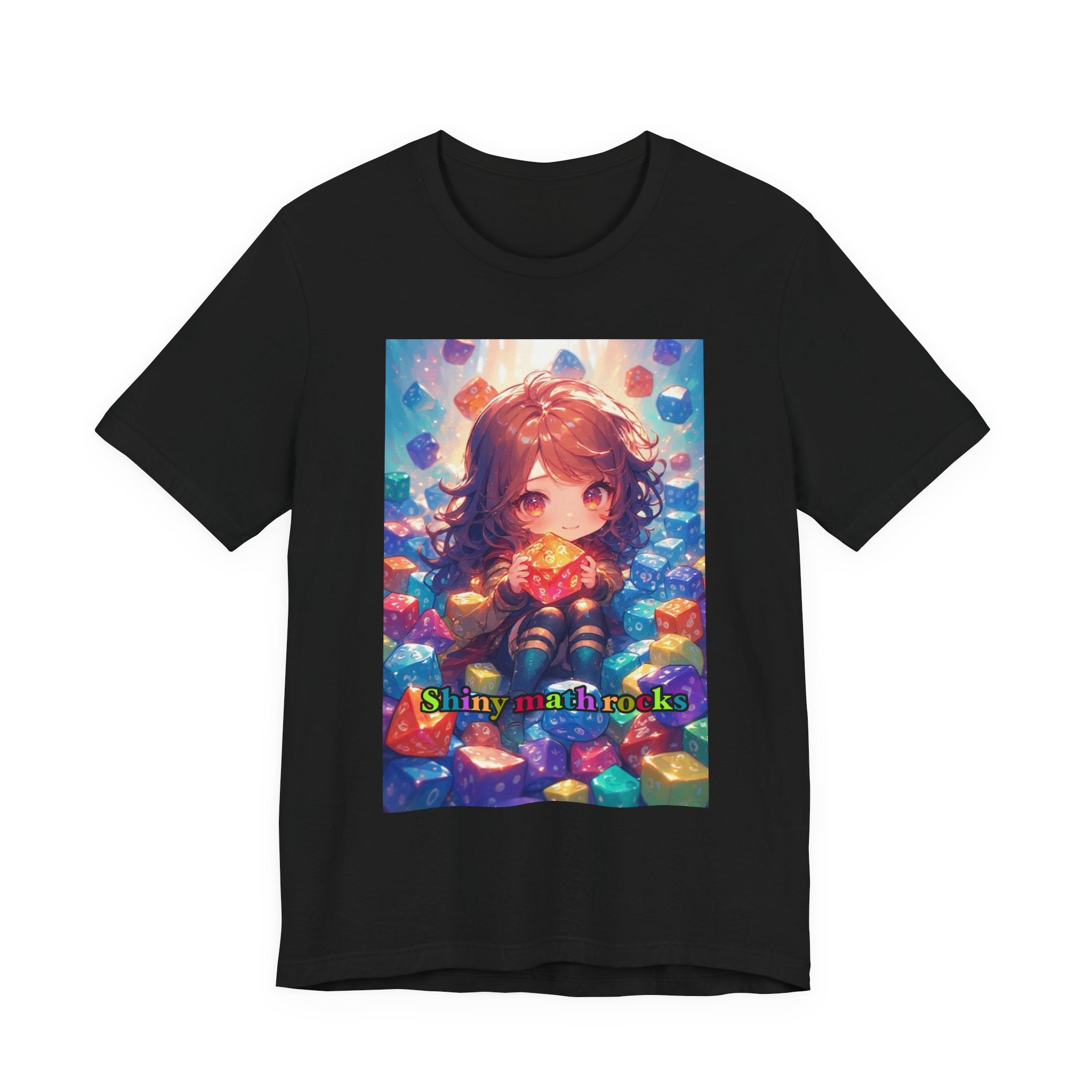 Shiny math rocks. female themed t-shirt
