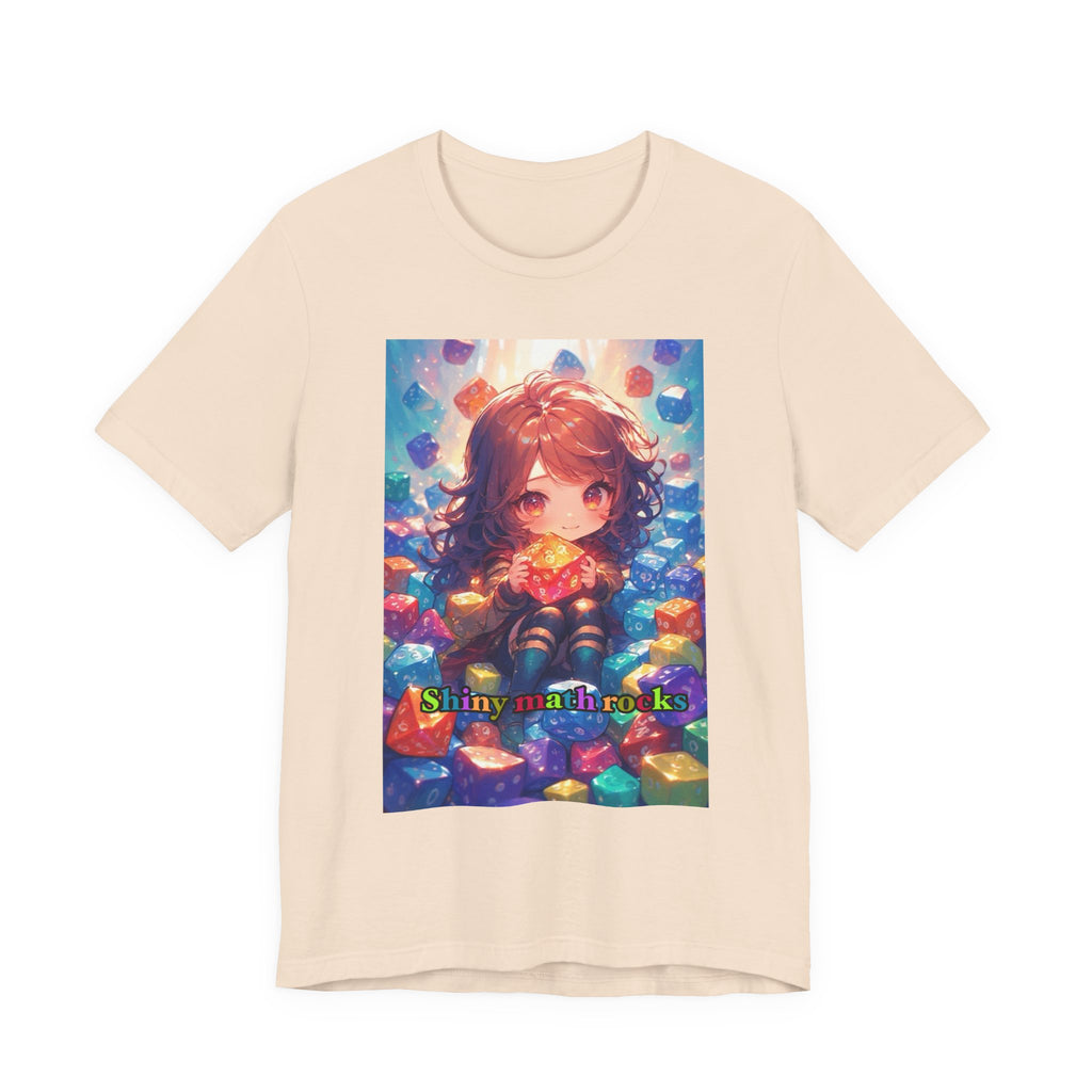 Shiny math rocks. female themed t-shirt