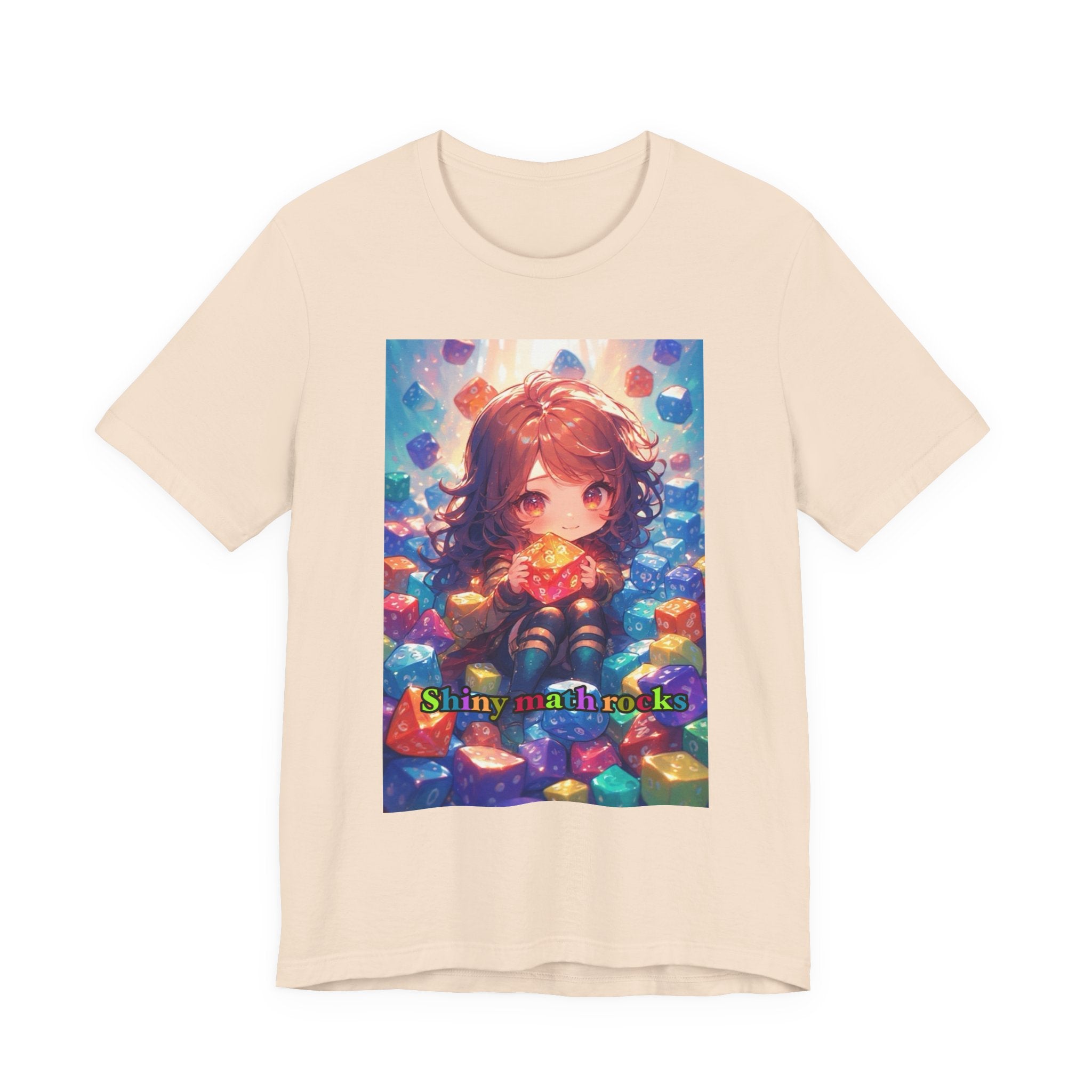 Shiny math rocks. female themed t-shirt