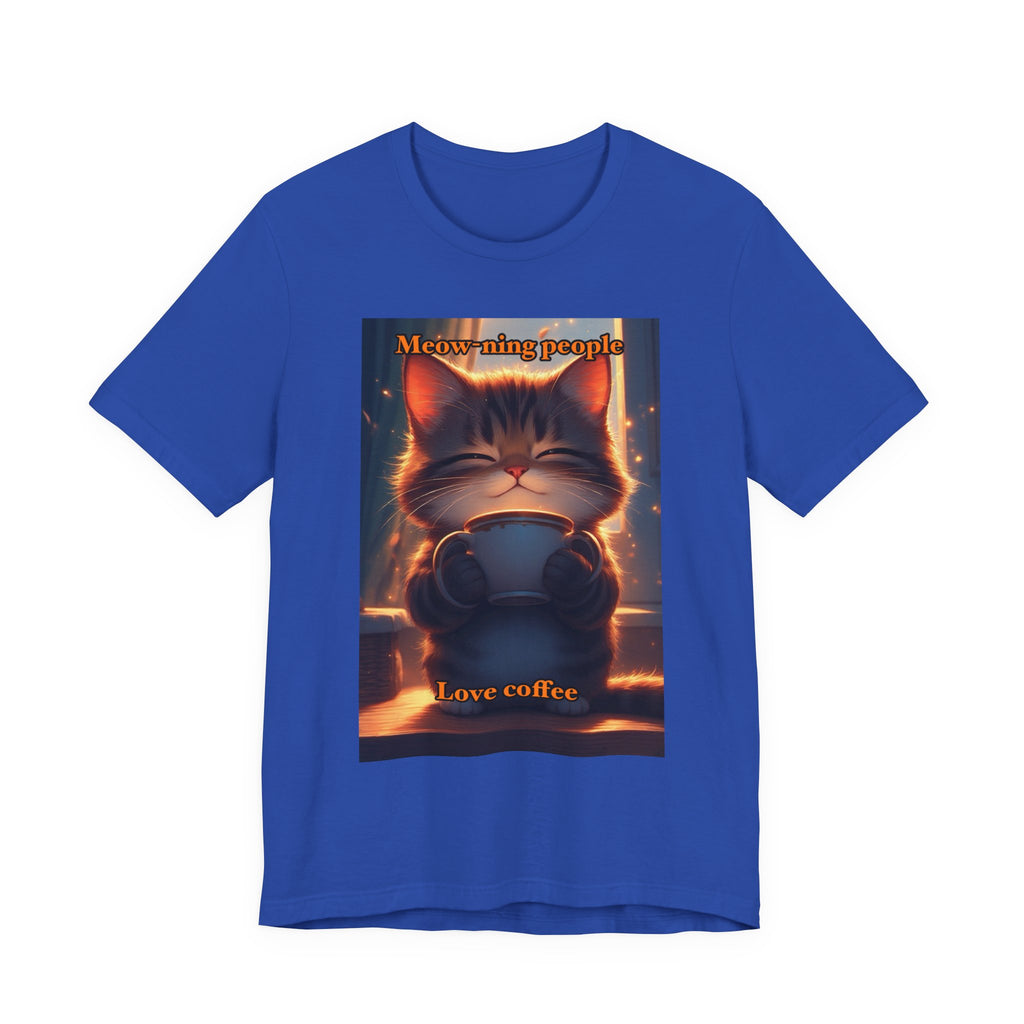Meow-Ning people. Neutral themed t-shirt