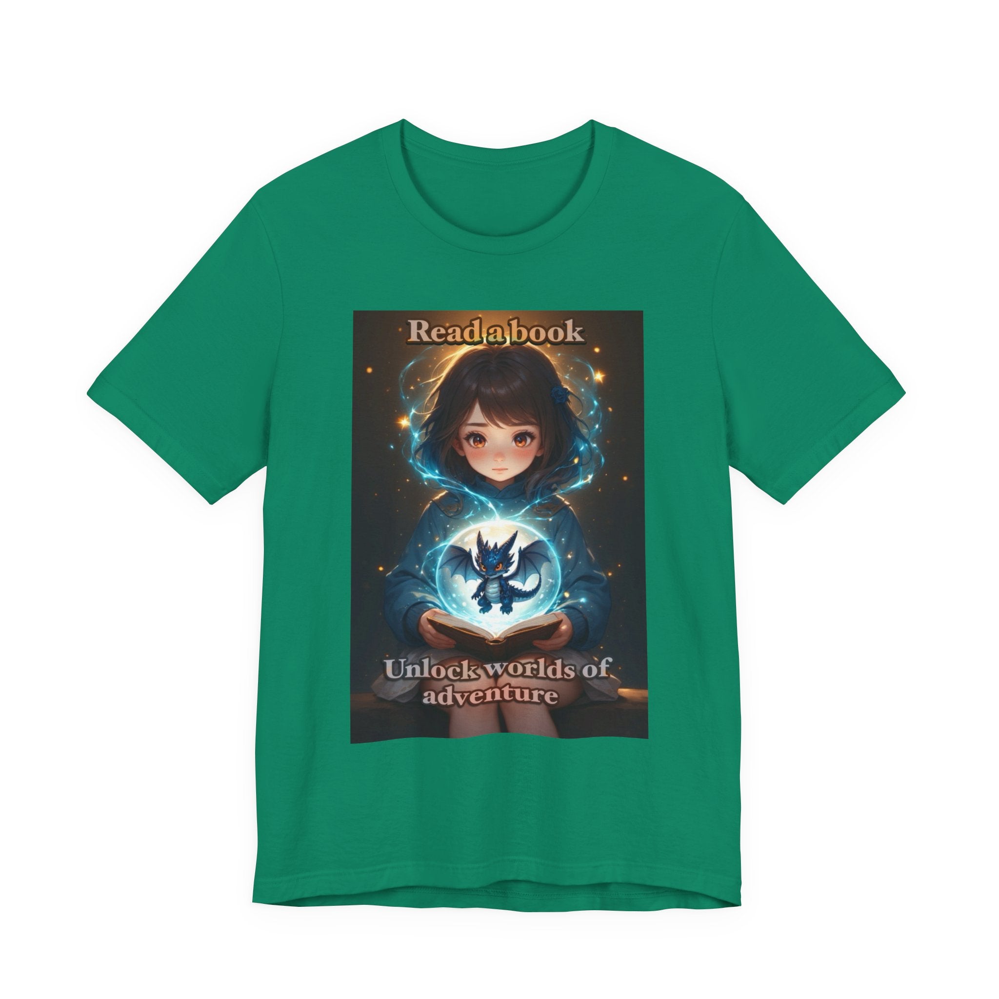 Book dragon. female themed t-shirt