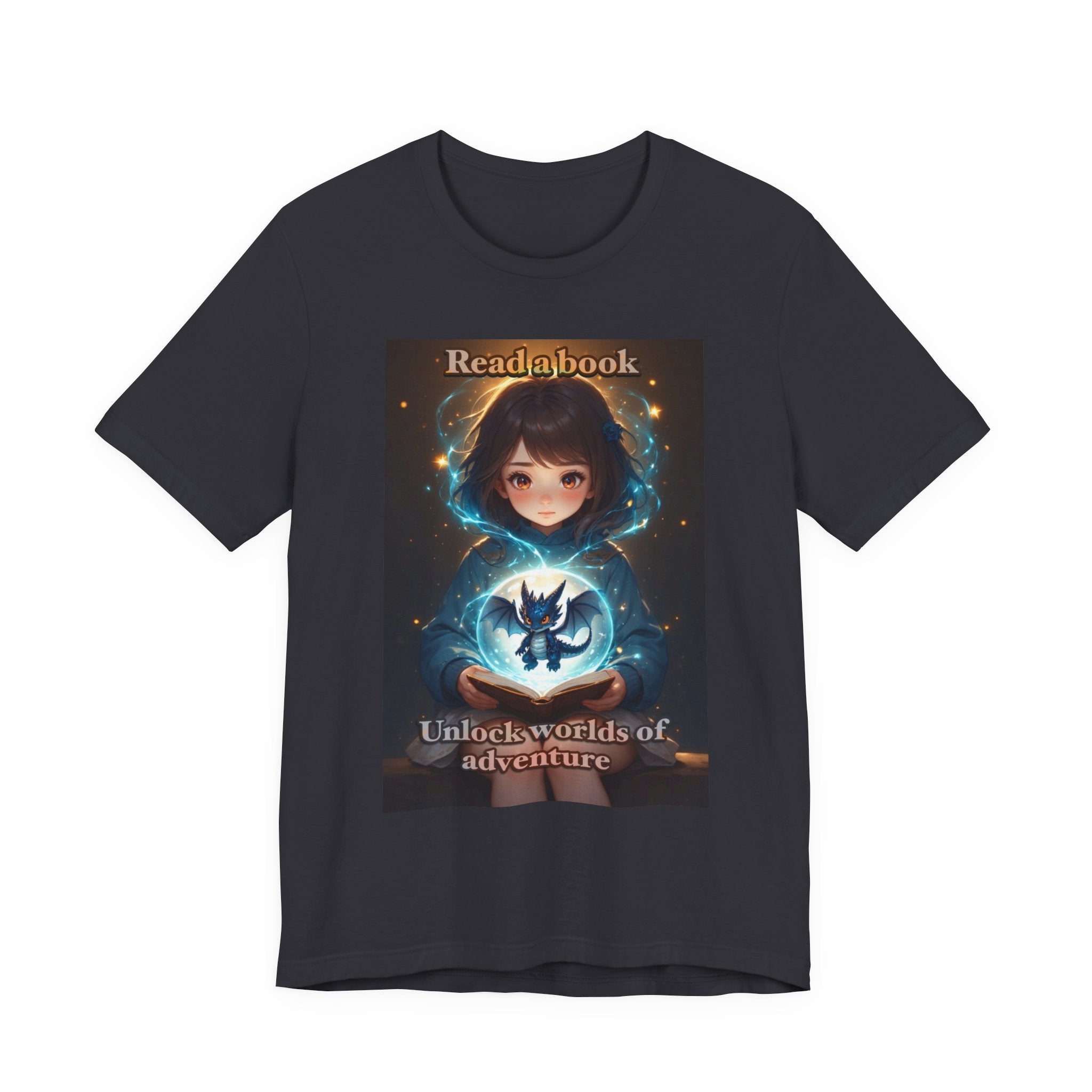 Book dragon. female themed t-shirt