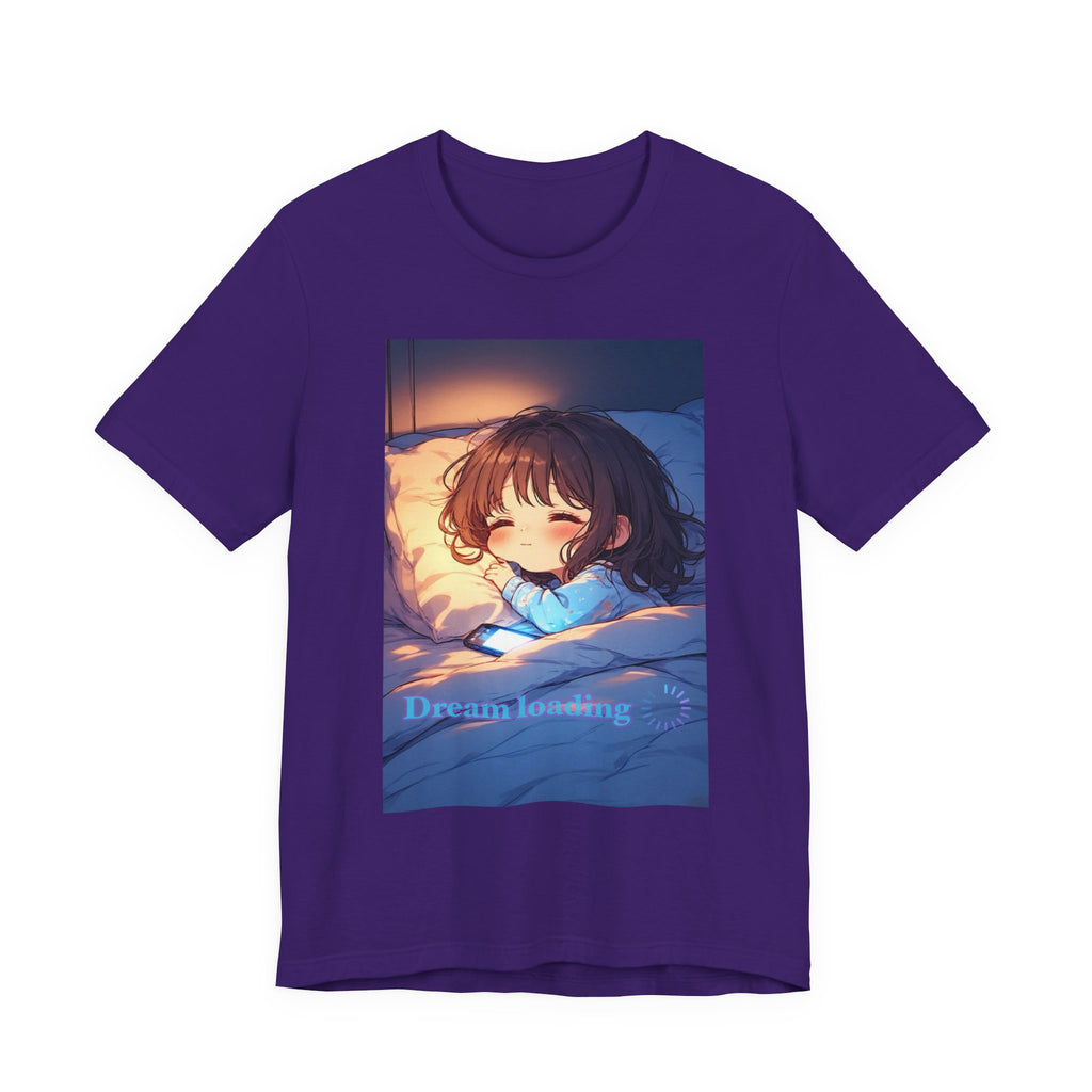 Dream loading. female themed T-shirt.