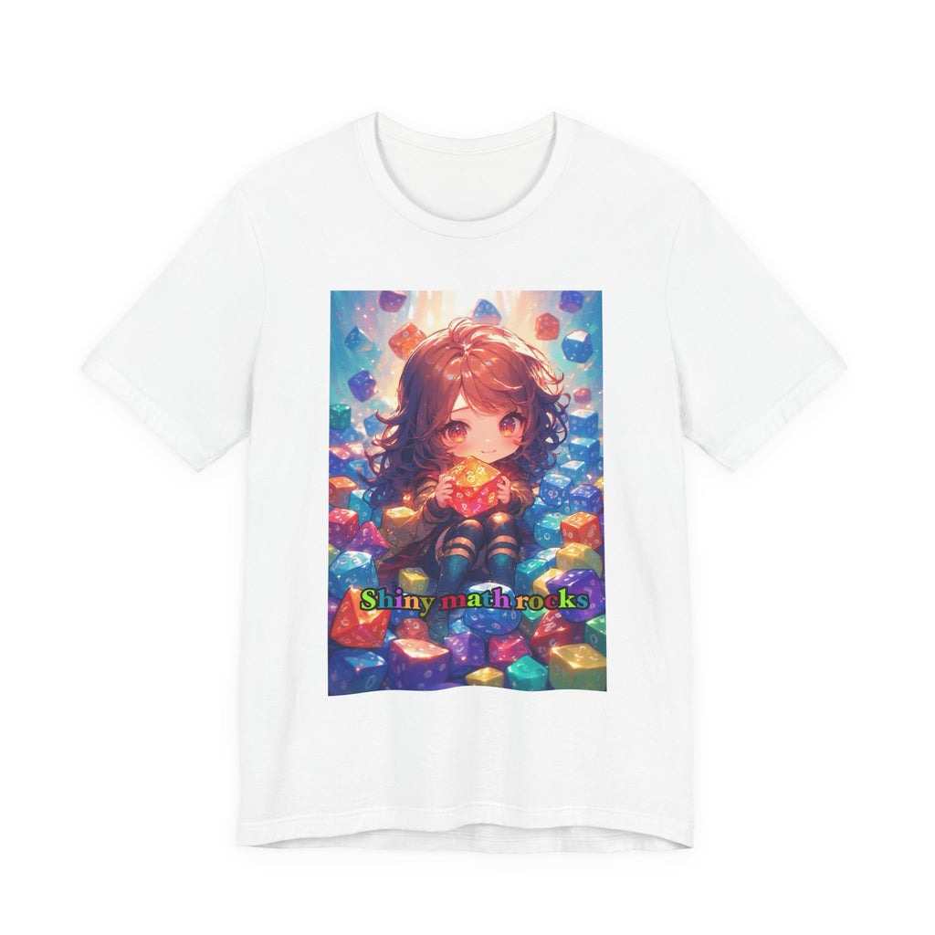 Shiny math rocks. female themed t-shirt