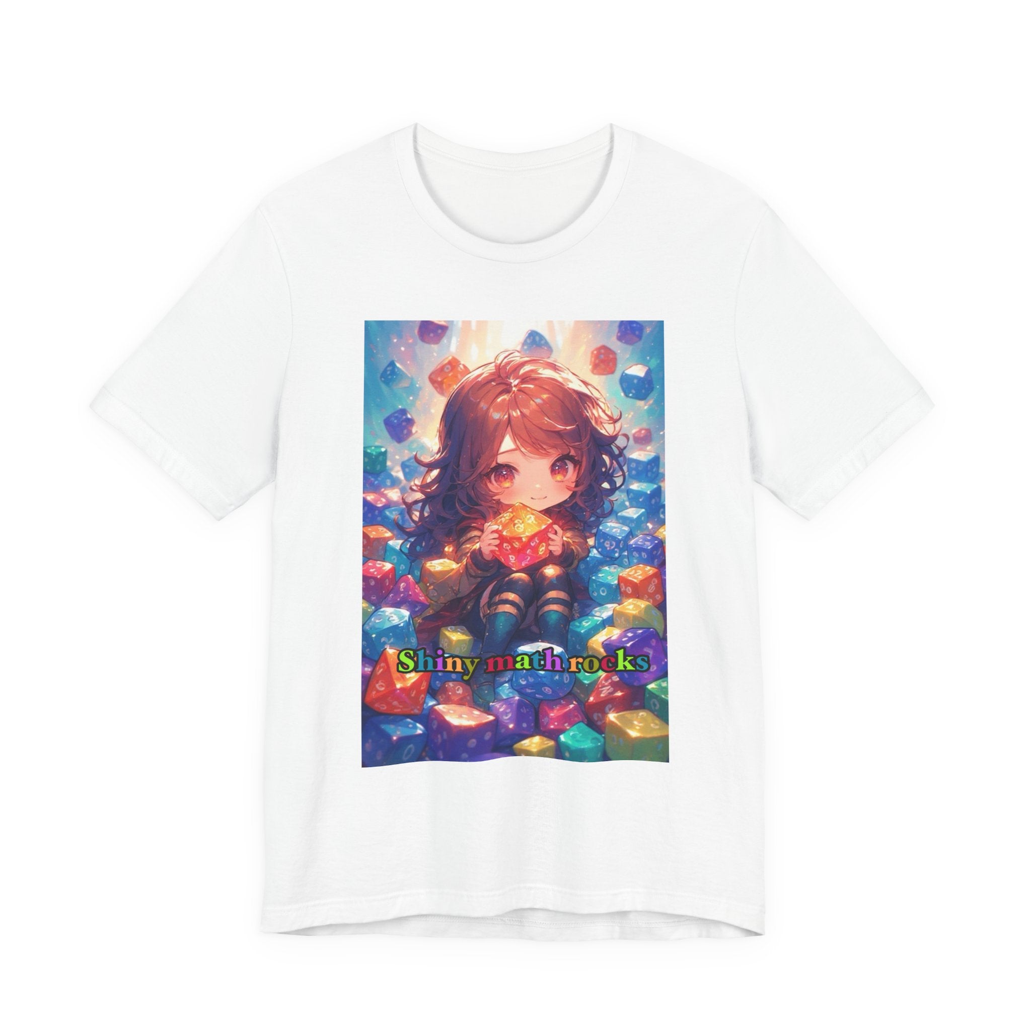 Shiny math rocks. female themed t-shirt