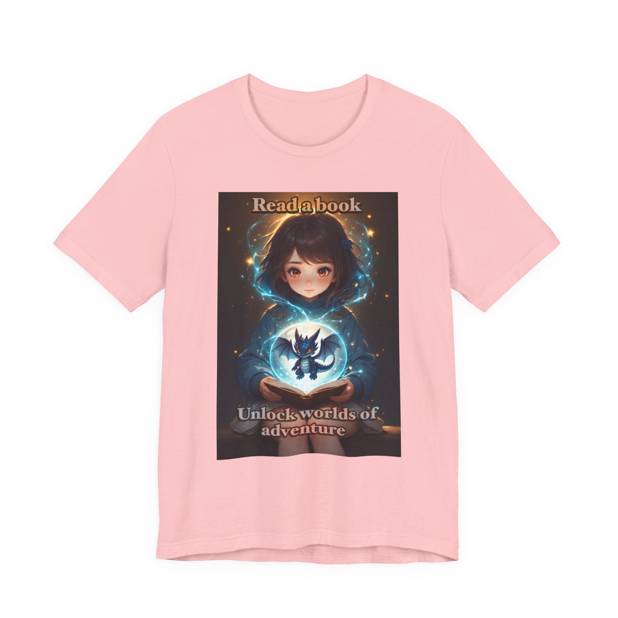 Book dragon. female themed t-shirt