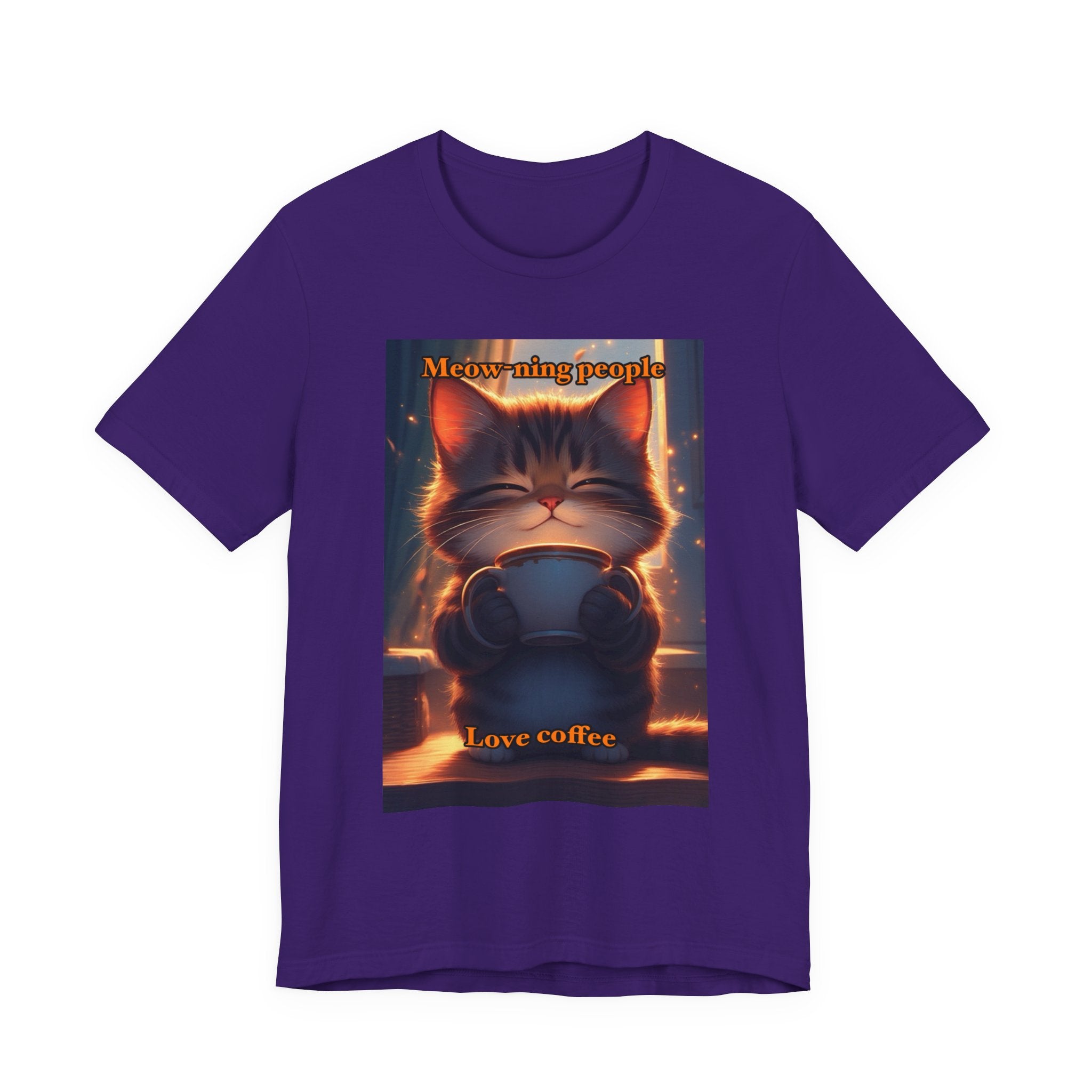 Meow-Ning people. Neutral themed t-shirt