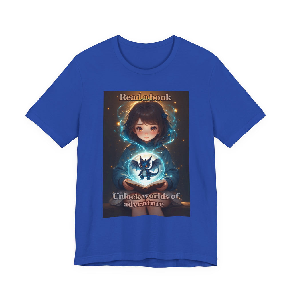 Book dragon. female themed t-shirt