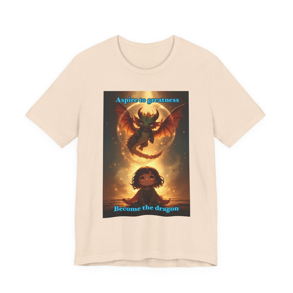 Aspire to greatness. female themed t-shirt